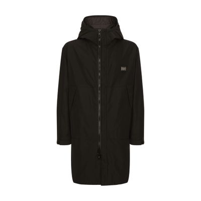 Dolce & Gabbana Nylon parka with hood