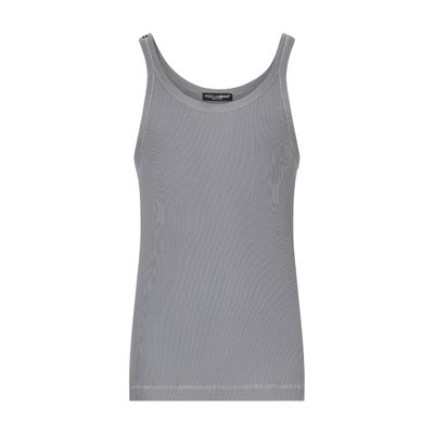 Dolce & Gabbana Slim-fit fine-rib singlet