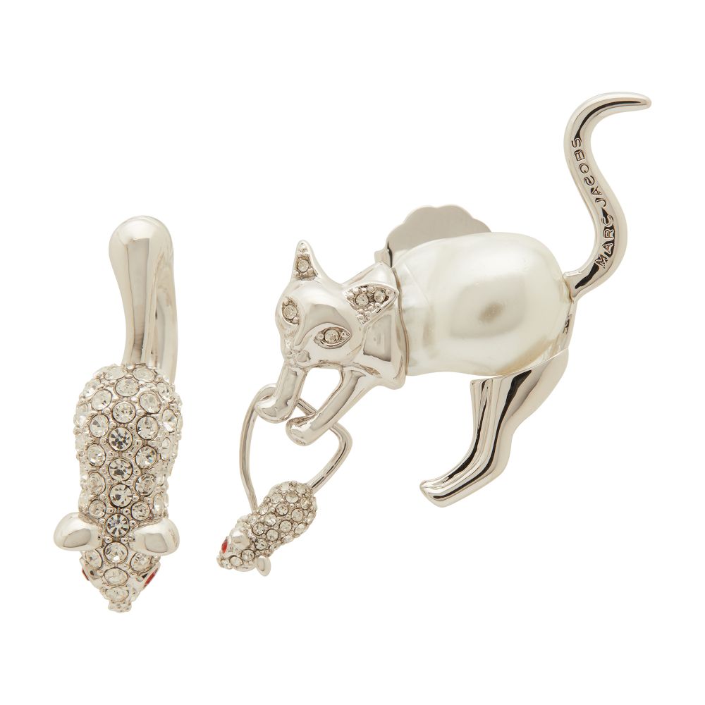 Marc Jacobs Cat and mouse large earrings