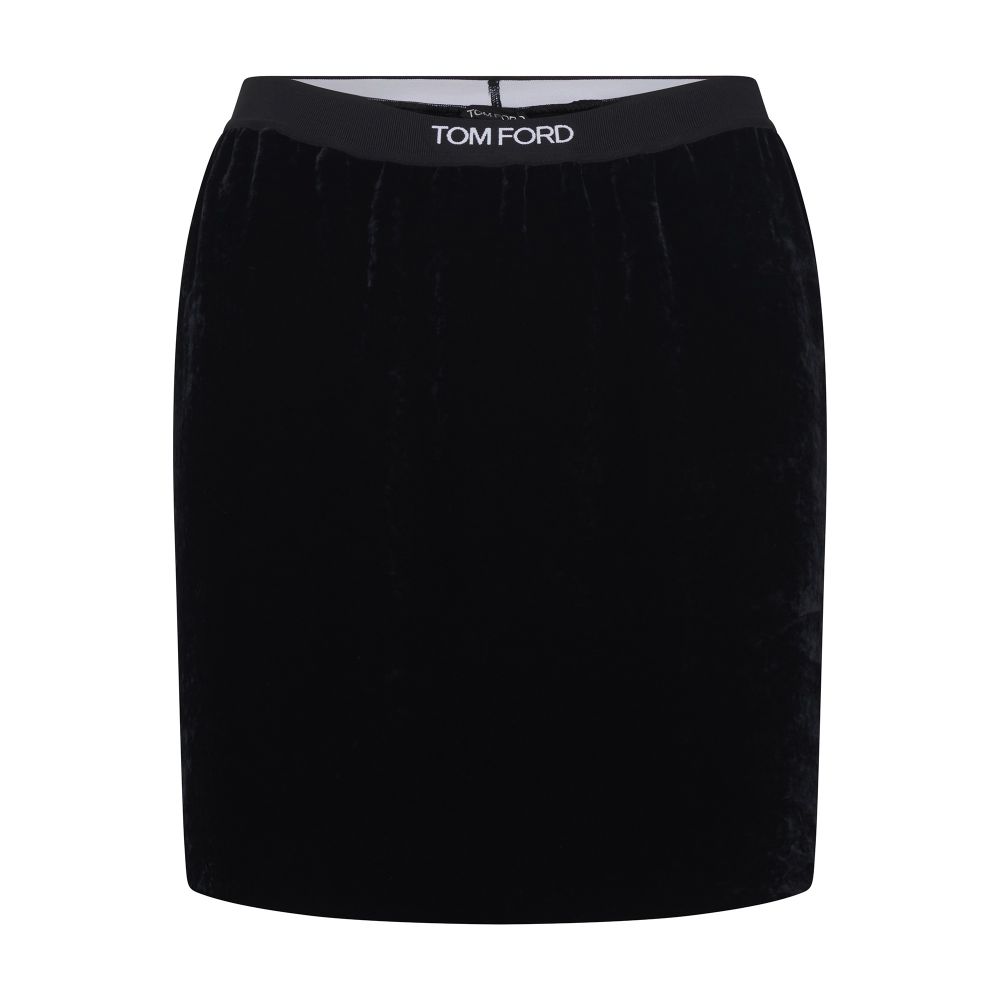 Tom Ford LIGHTWEIGHT VELVET SIGNATURE SKIRT