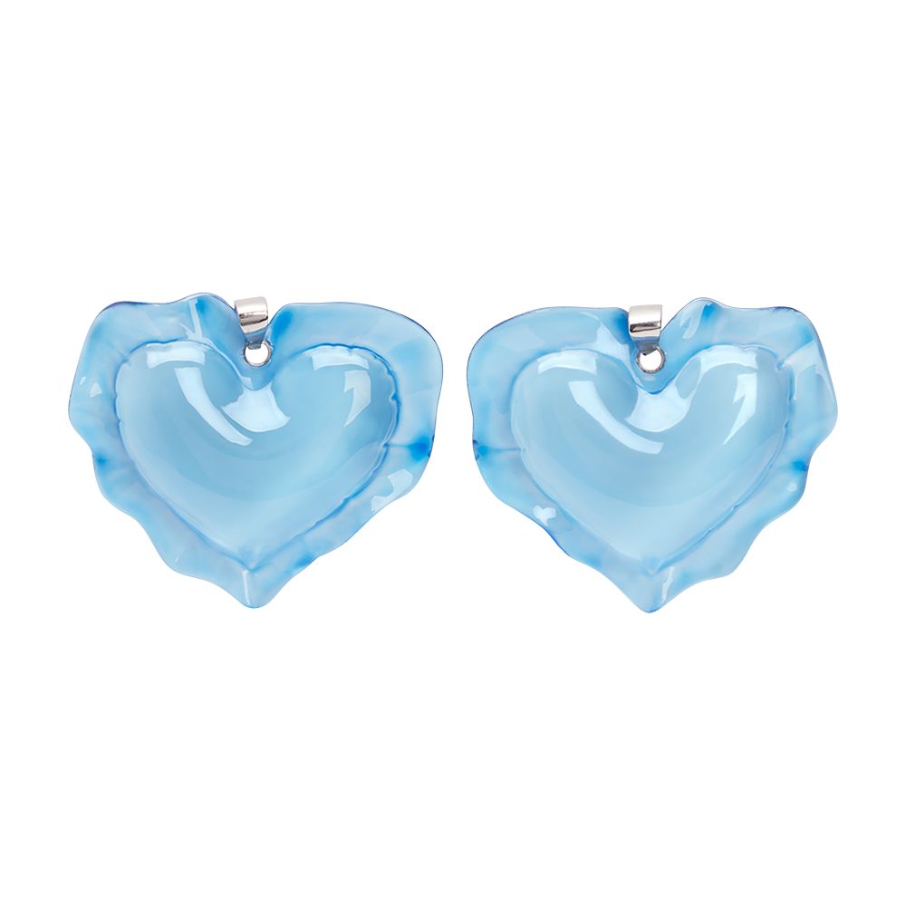 Nina Ricci Cushion heart earrings