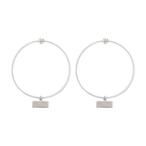 MM6 Maison Margiela 3 tubing earrings