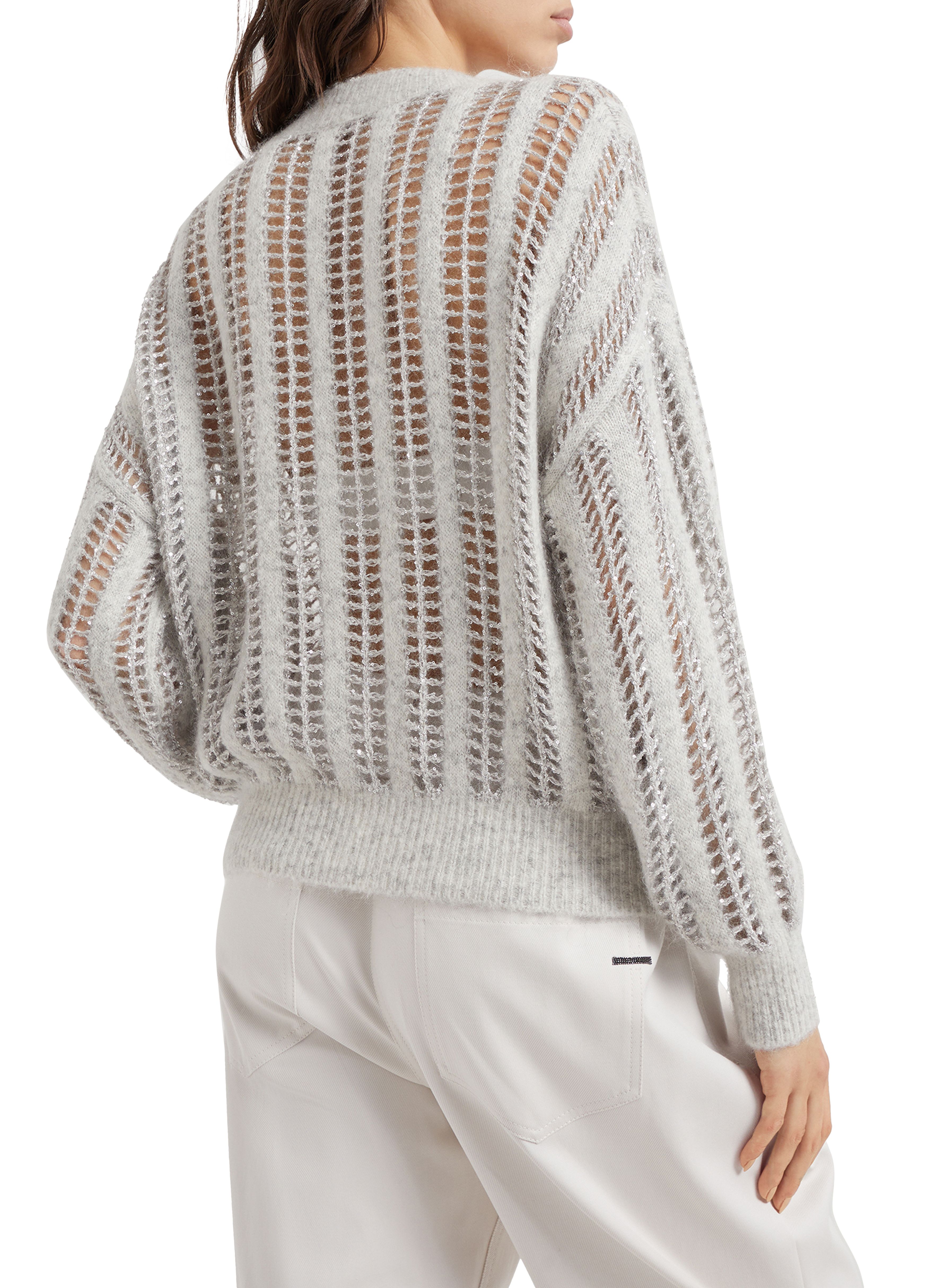 Brunello Cucinelli Dazzling Net sweater