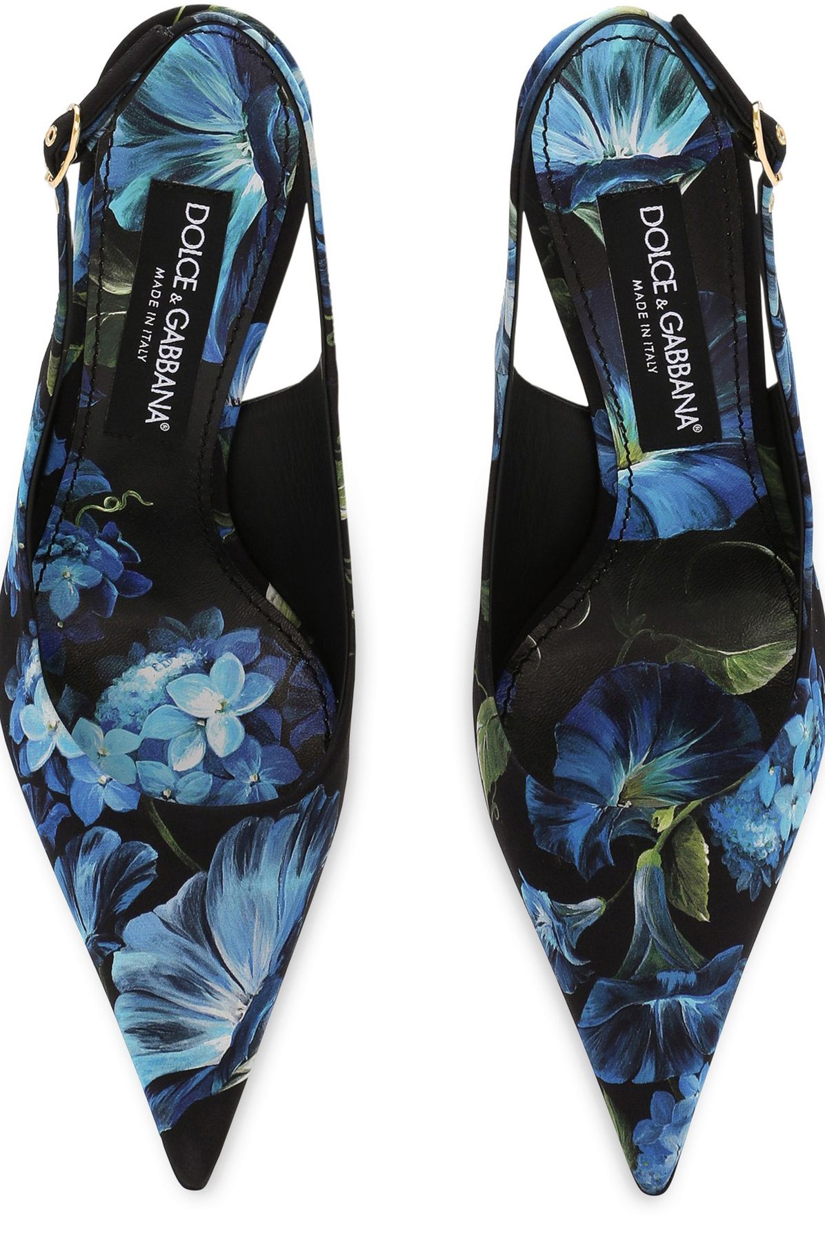 Dolce & Gabbana Charmeuse slingbacks