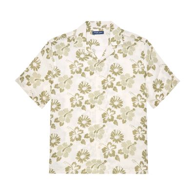 Frescobol Carioca Petala Roberto Linen Shirt