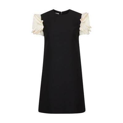 VALENTINO GARAVANI Wool and silk mini dress