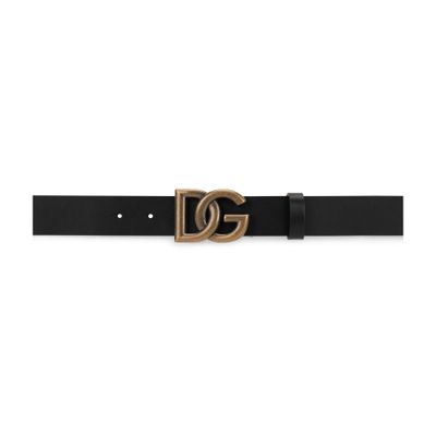 Dolce & Gabbana Leather belt with DG logo