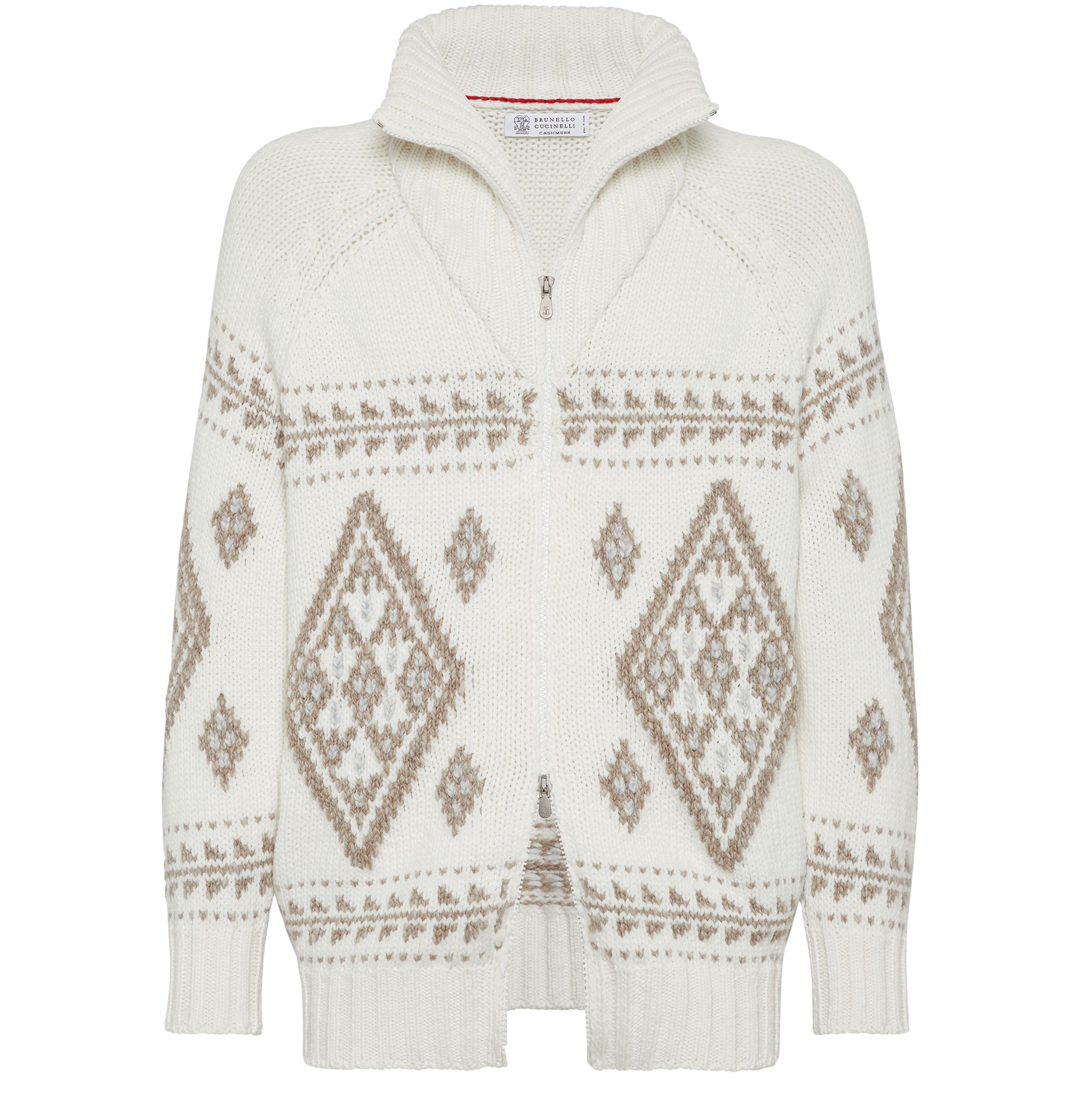 Brunello Cucinelli Cashmere Jacquard cardigan