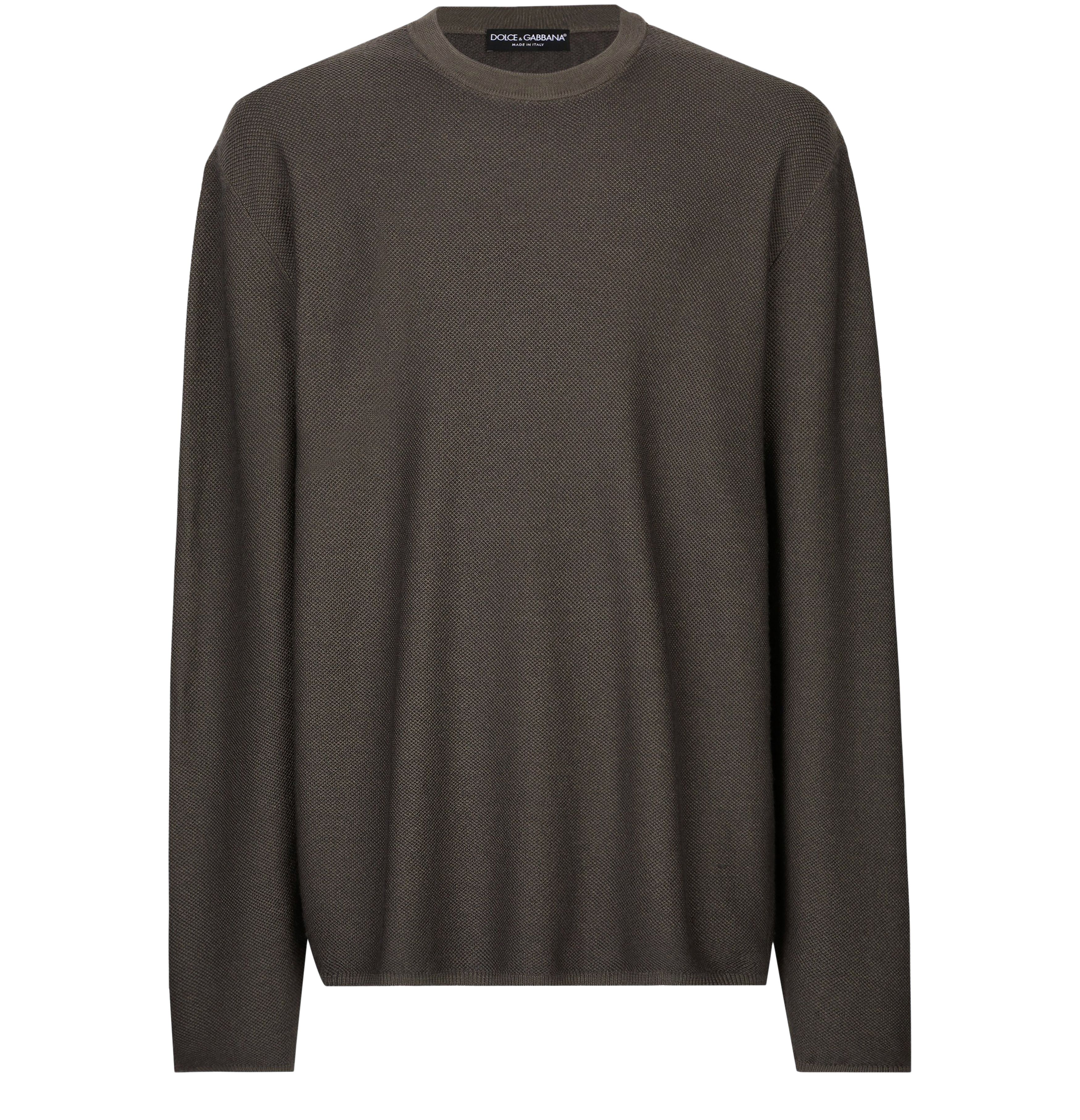 Dolce & Gabbana Wool round-neck sweater