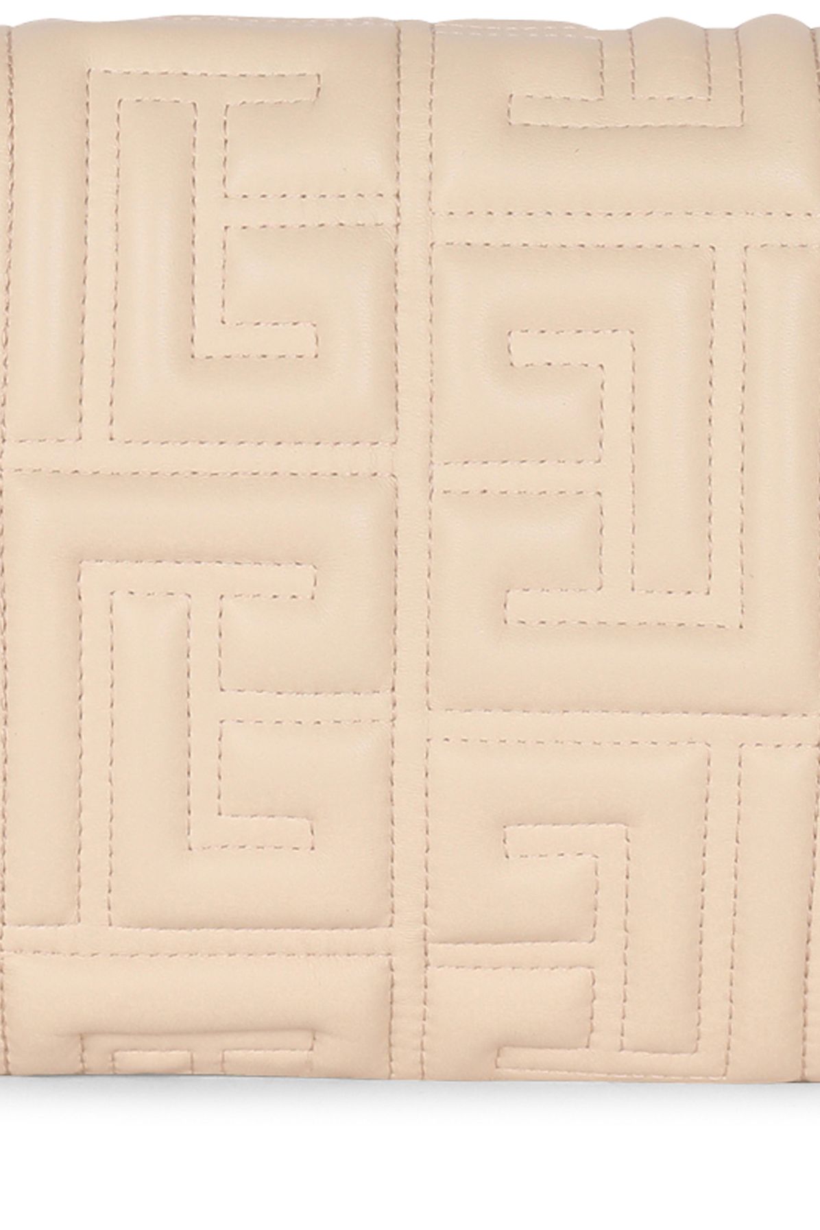 Balmain 1945 Soft quilted leather clutch bag