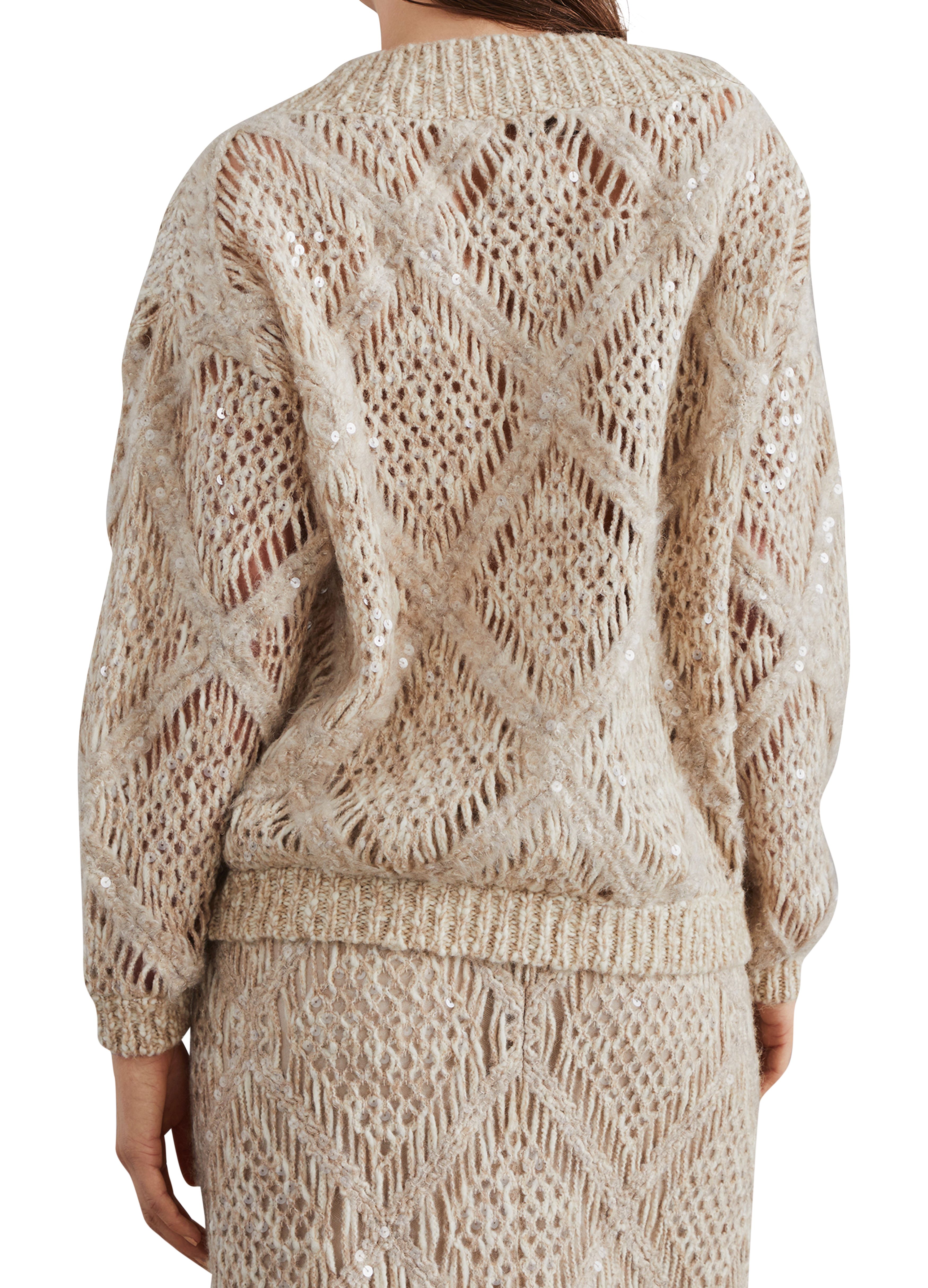 Brunello Cucinelli Sweater with Dazzling Embroidery