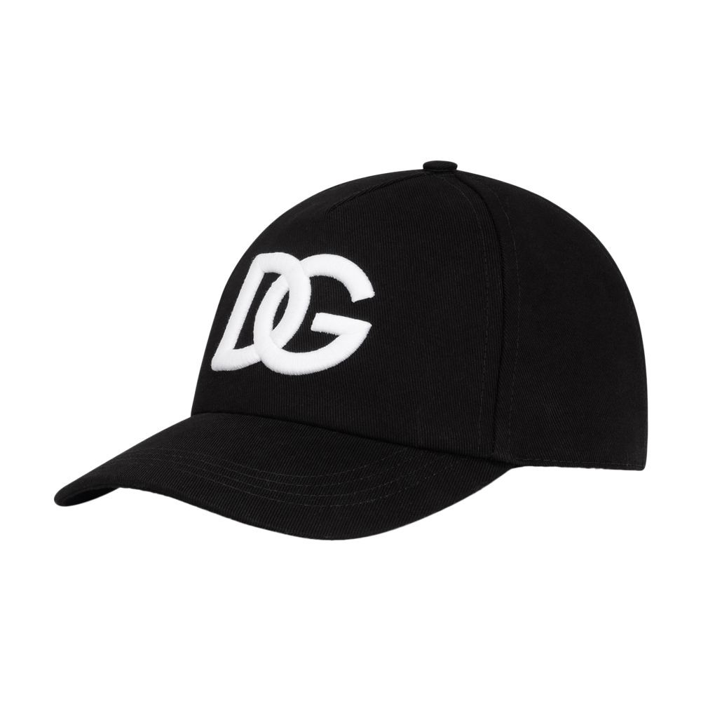 Dolce & Gabbana Cotton baseball cap with DG embroidery