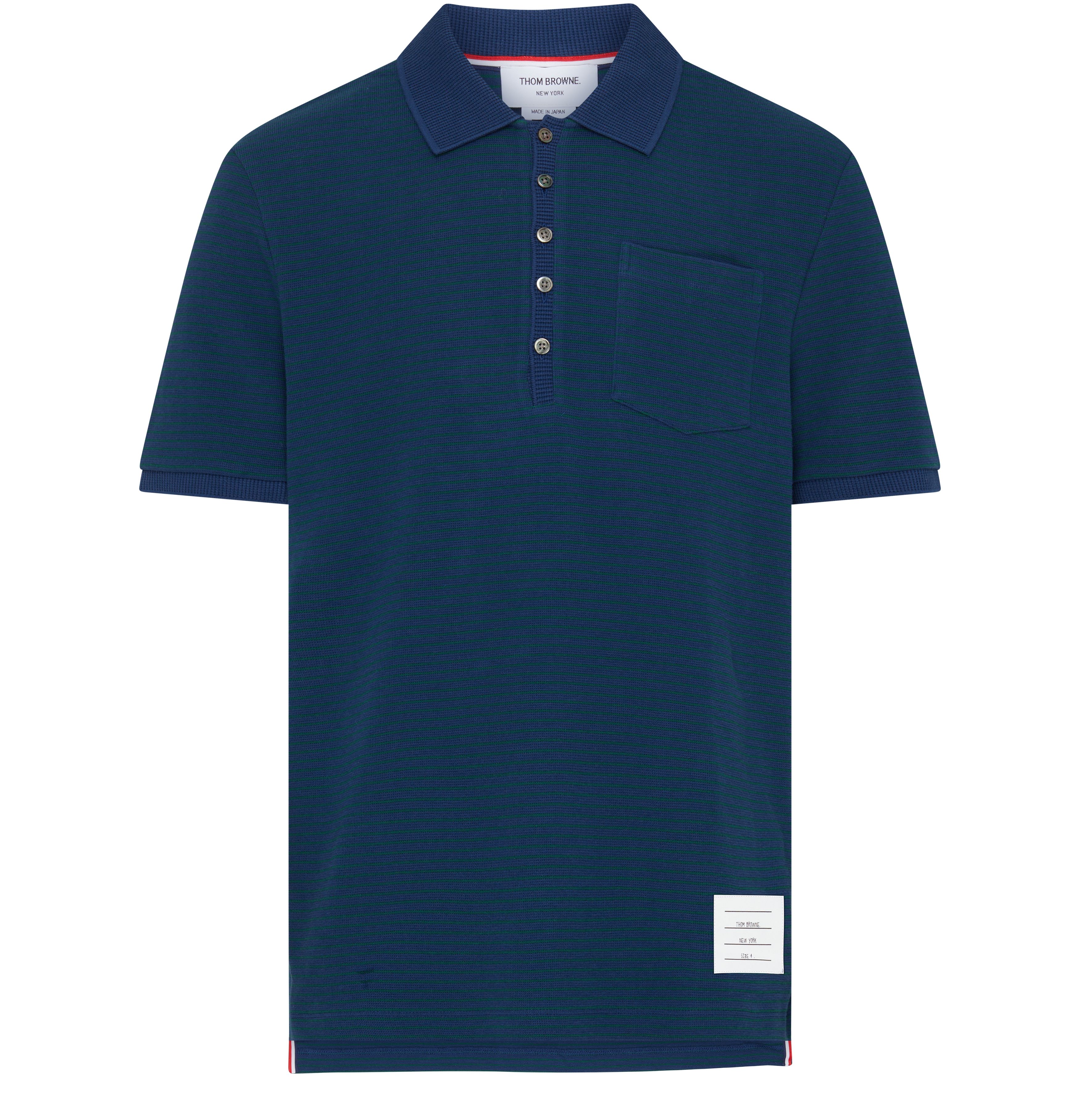 Thom Browne Short sleeve pocket polo