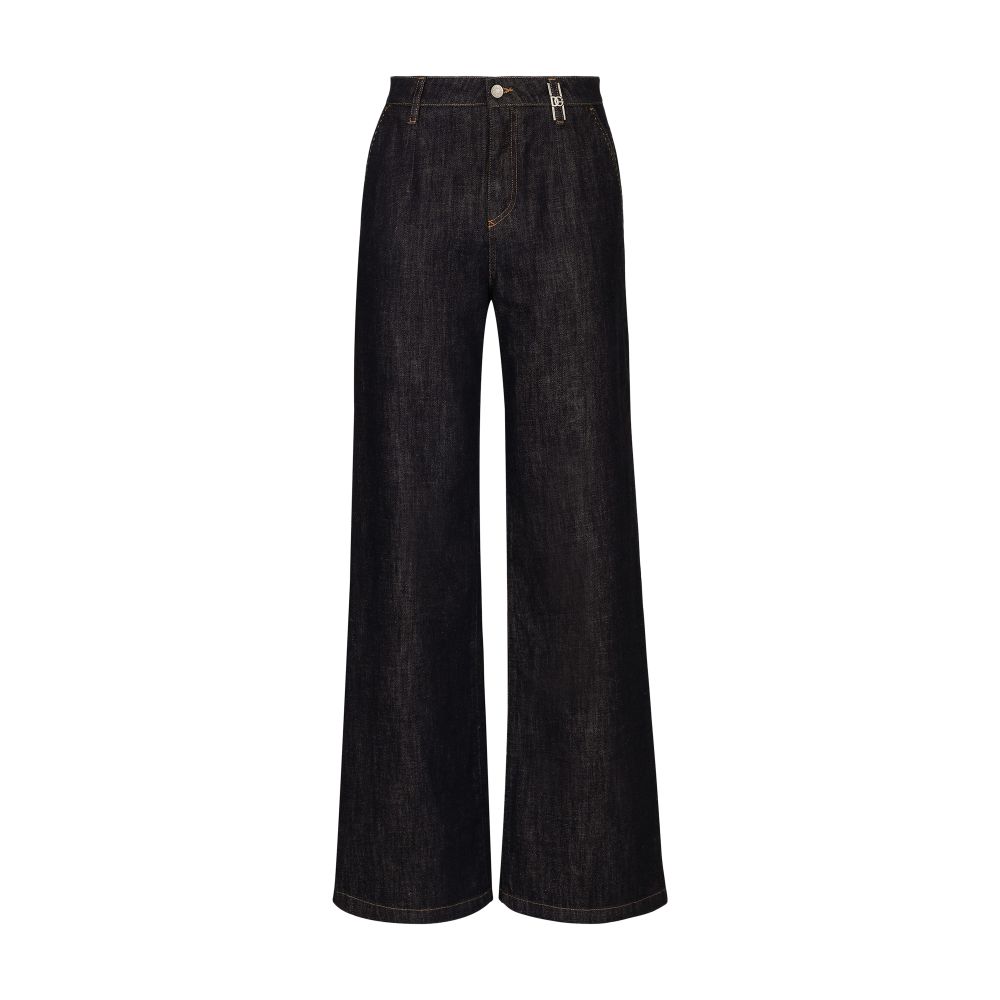 Dolce & Gabbana Cotton denim palazzo jeans