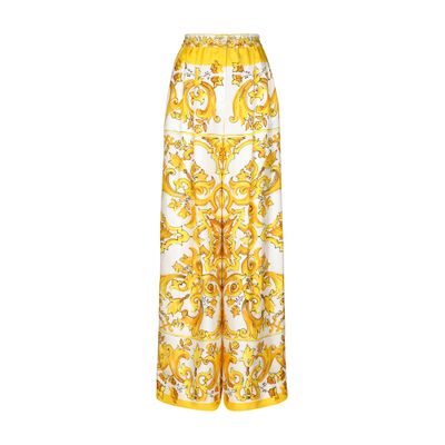 Dolce & Gabbana Majolica pants with waistband