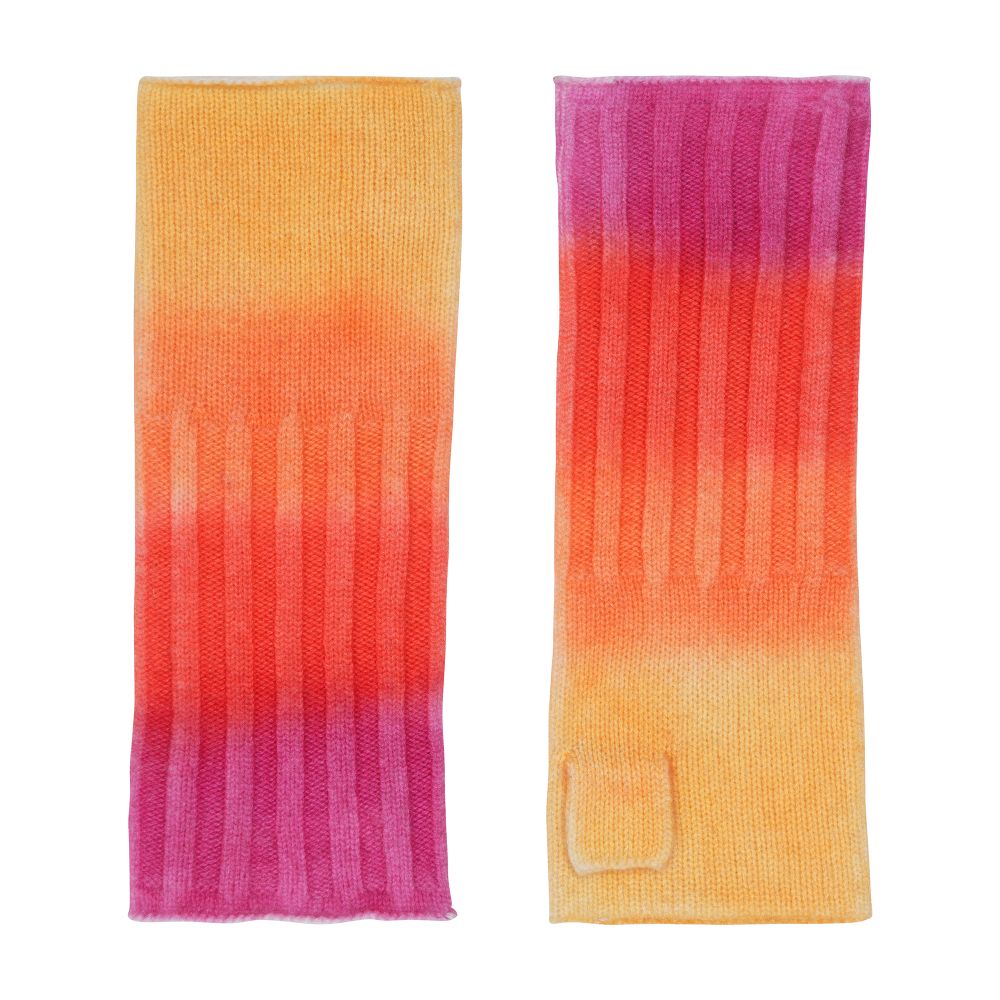  Namib gradient-effect cashmere mittens