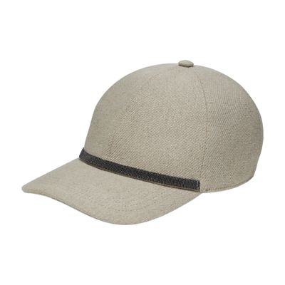 Brunello Cucinelli Baseball cap decorated with Monile