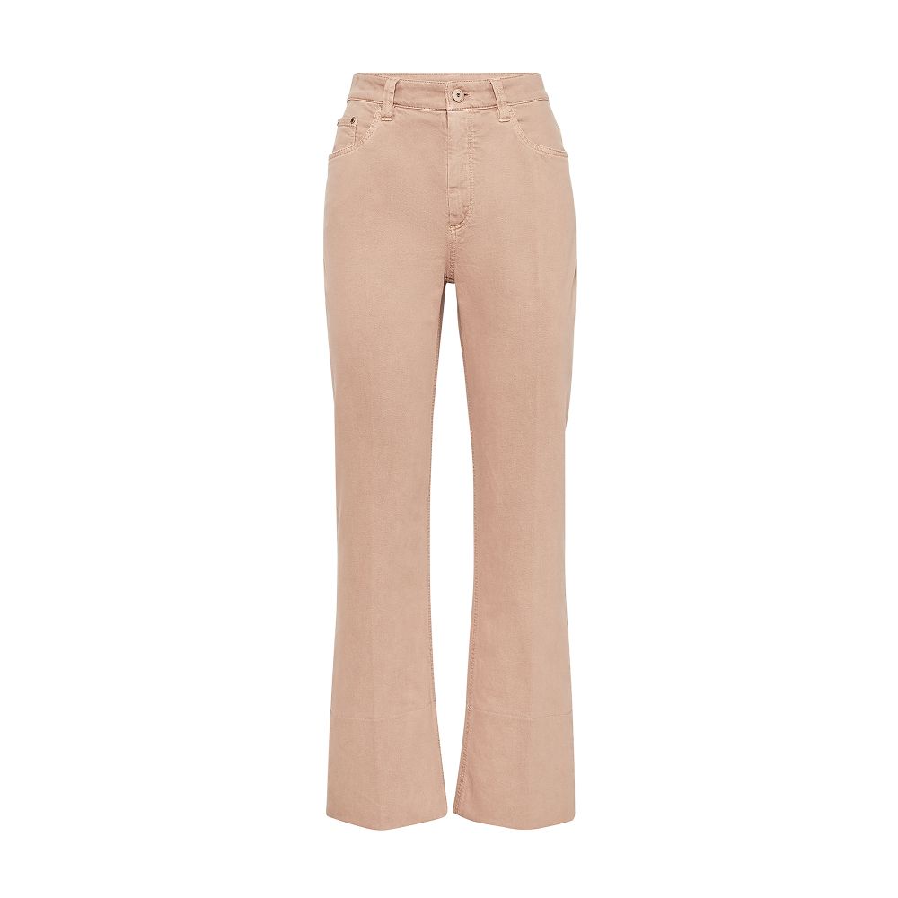 Brunello Cucinelli Piece-dyed denim pants