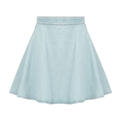 Nina Ricci Mini denim flared skirt