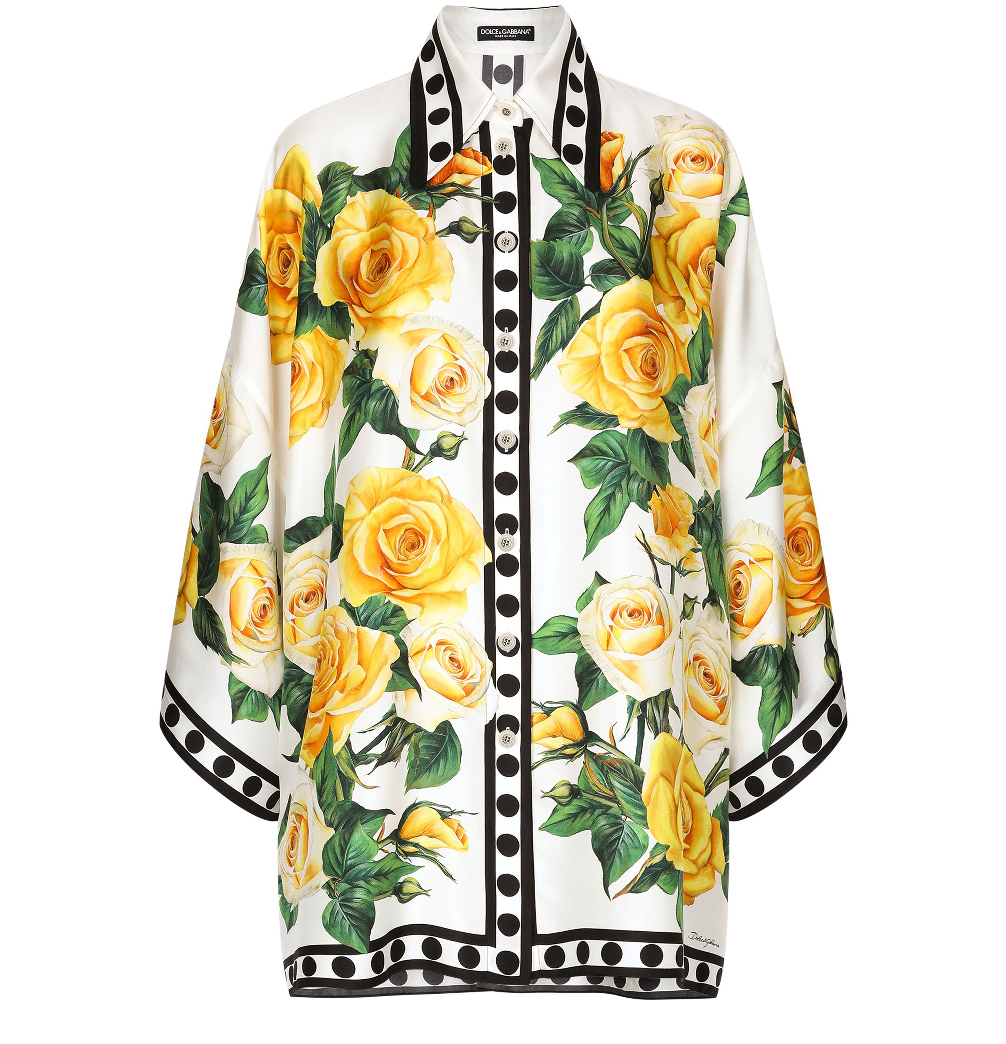 Dolce & Gabbana Oversize silk shirt