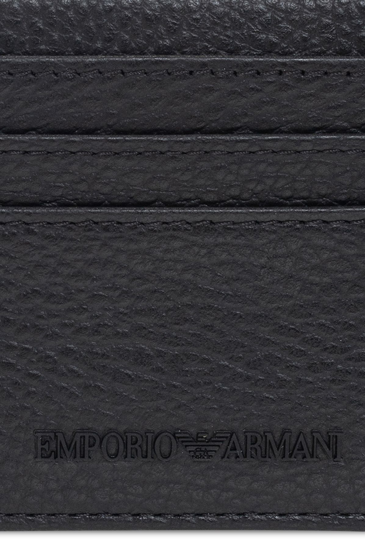 Emporio Armani Leather card case