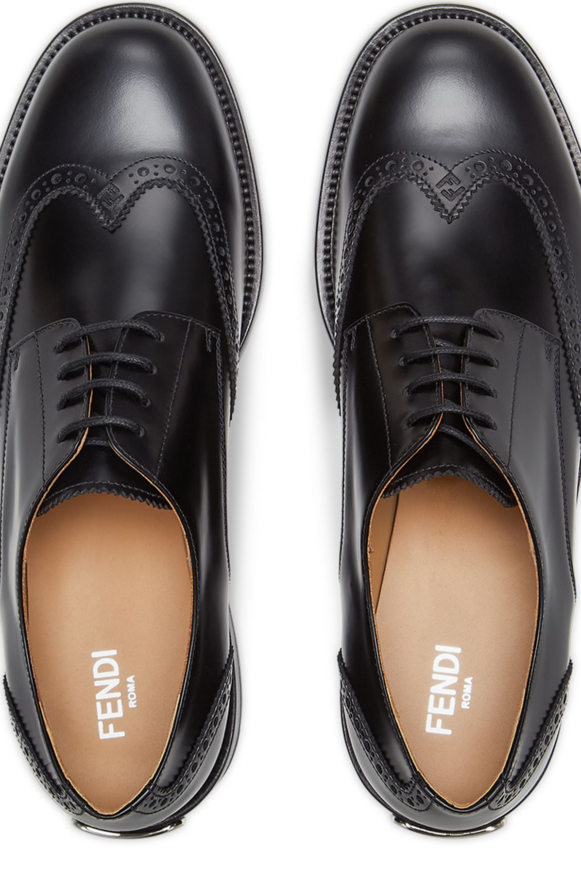 FENDI Leather lace-ups