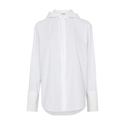 Loewe Anagram hooded shirt