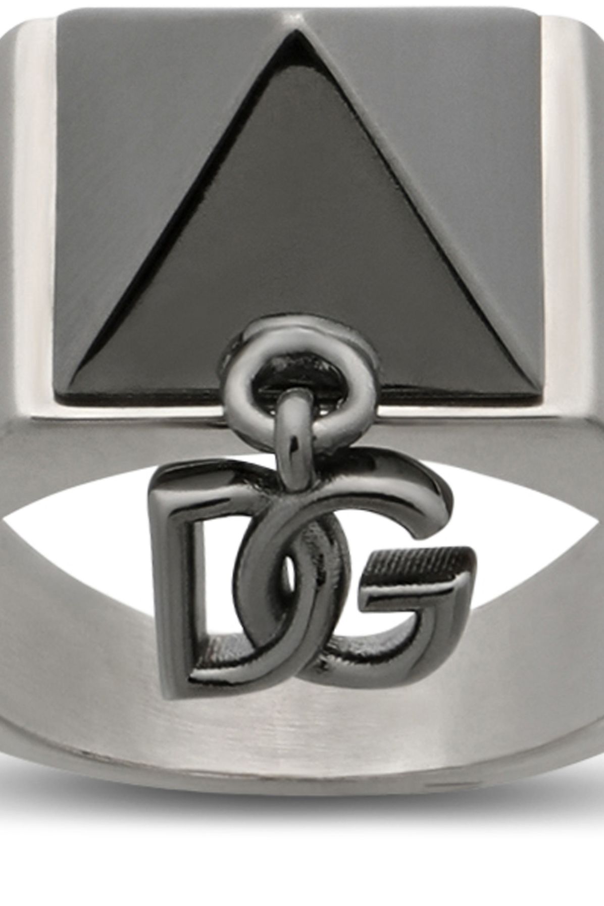 Dolce & Gabbana Studded DG logo ring