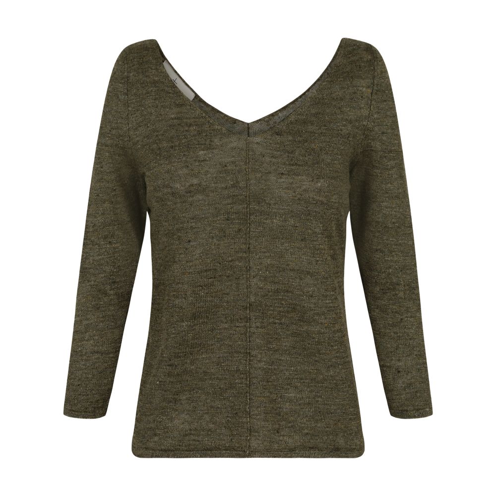 Cortana Botanica linen knit sweater