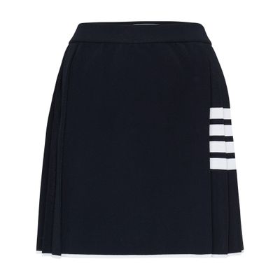 Thom Browne 4 Bar Pleated Mini Wrap Skirt