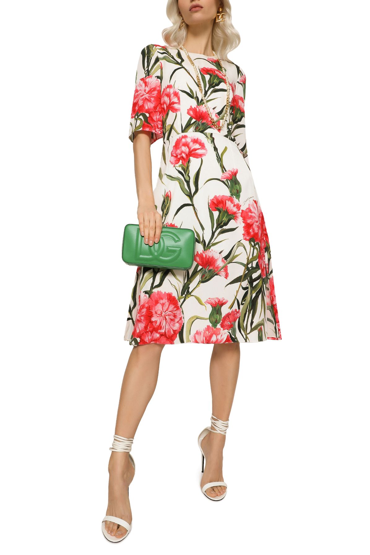 Dolce & Gabbana Charmeuse midi dress