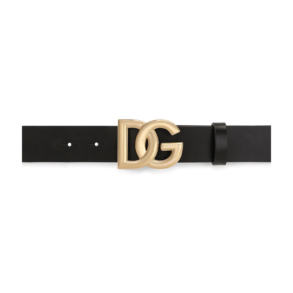 Dolce & Gabbana Leather belt with DG logo