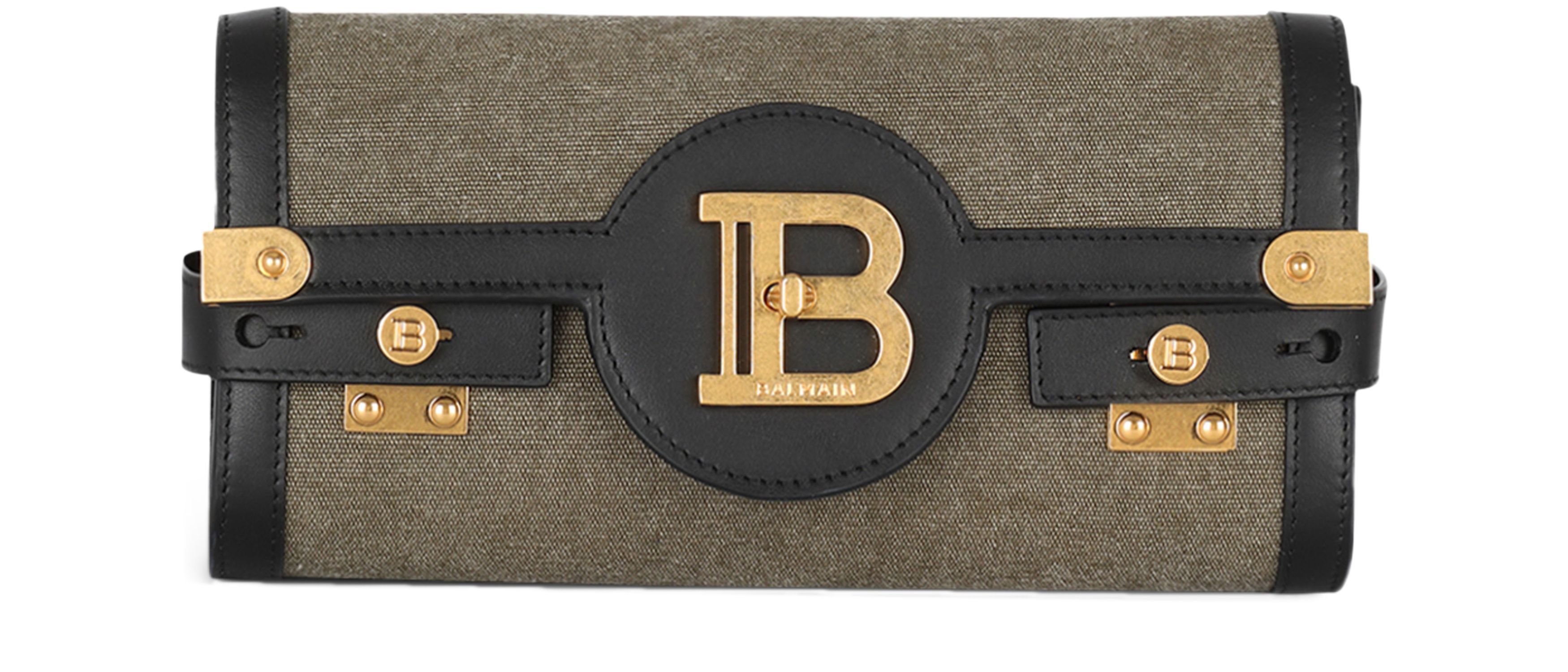 Balmain Canvas B-Buzz 23 clutch