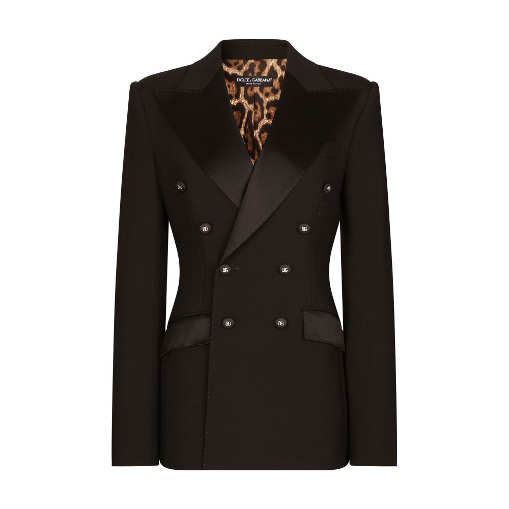 Dolce & Gabbana Satin and duchesse tuxedo jacket