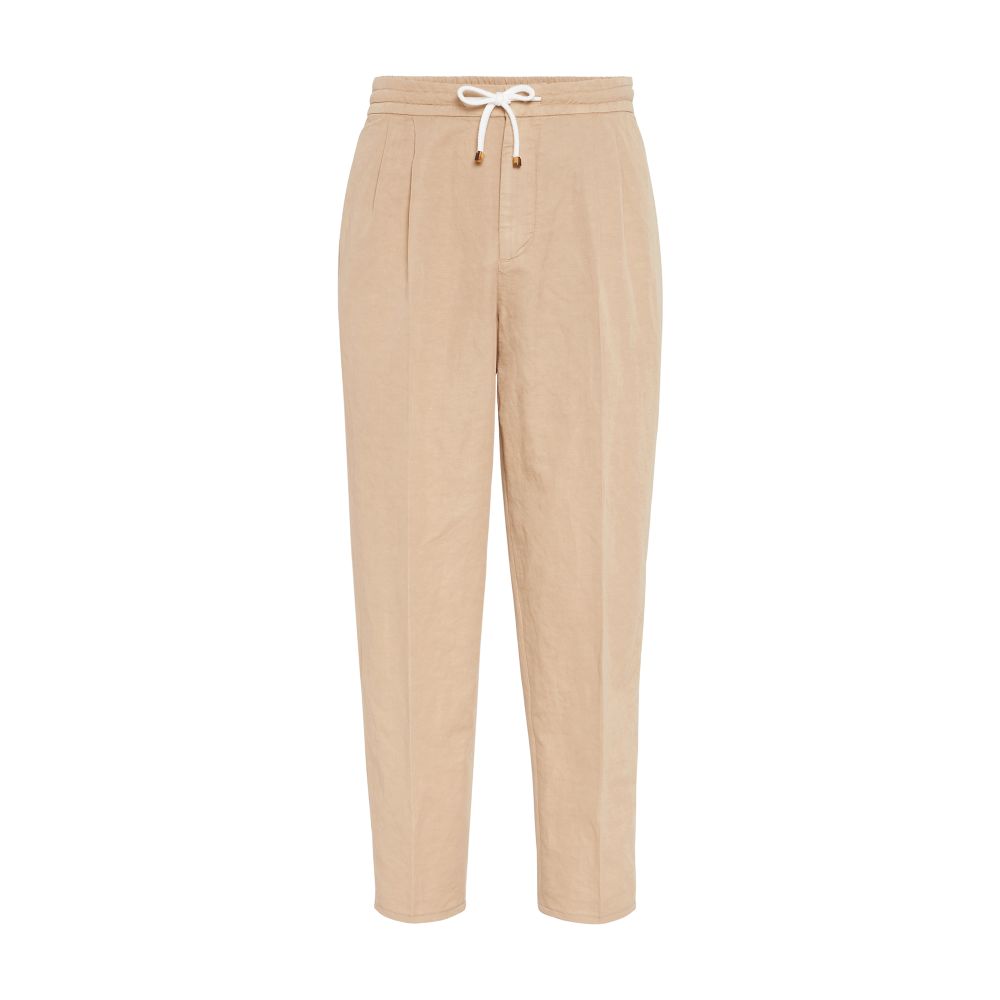 Brunello Cucinelli Leisure fit trousers with drawstring