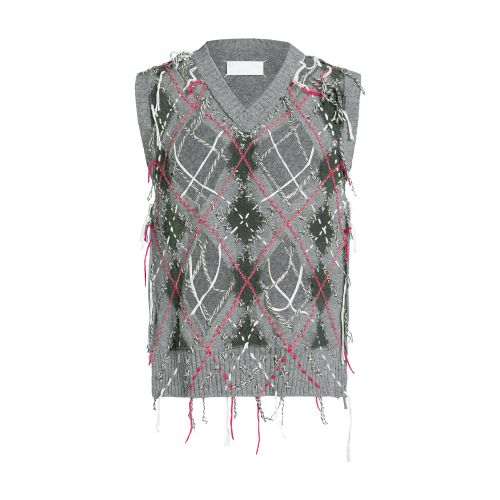 Maison Margiela Cut-out knit tank