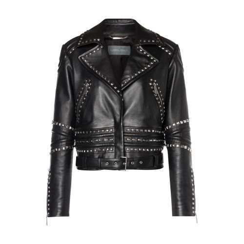 Alberta Ferretti Nappa leather jacket with studs