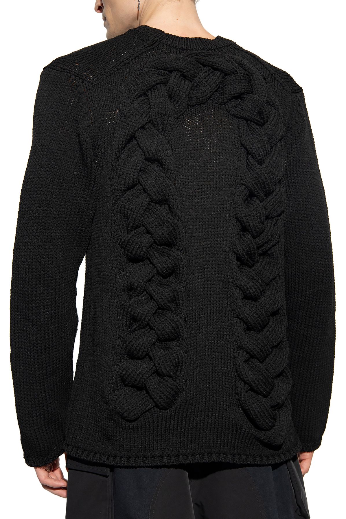 Comme Des Garçons Homme Plus Sweater with decorative knit