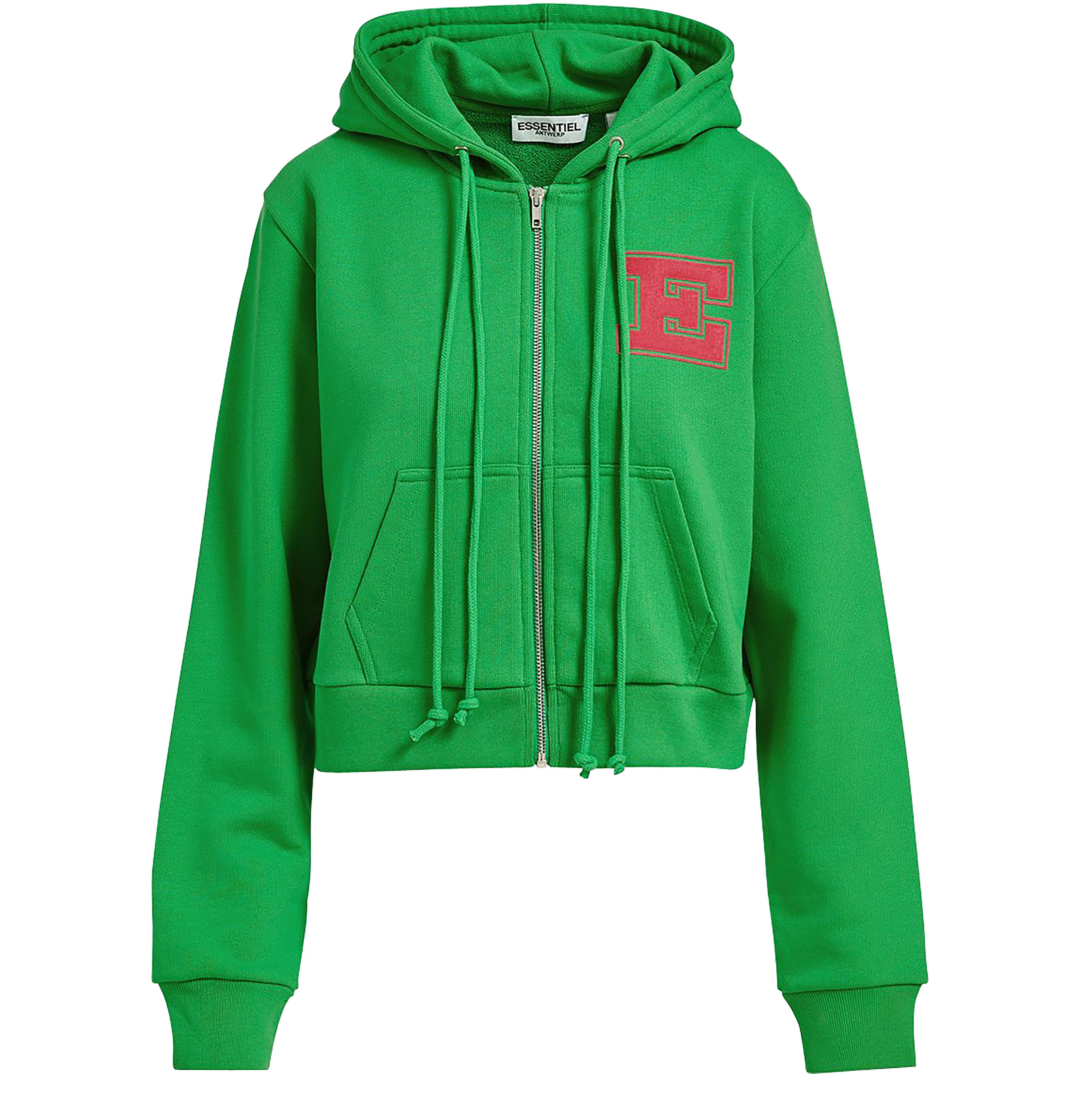  Essentiel hooded and zippered sweatshirt