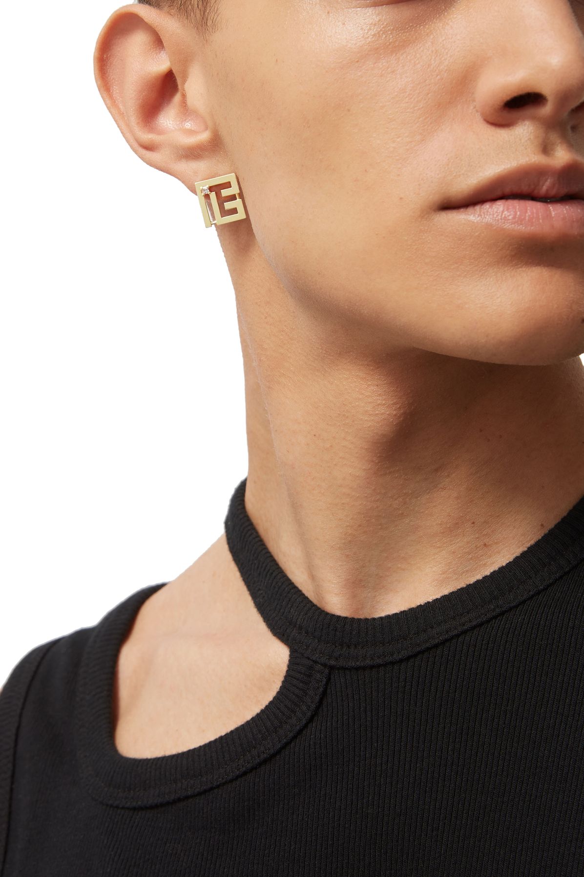 Balmain LABYRINTH PB SINGLE STUD EARRING