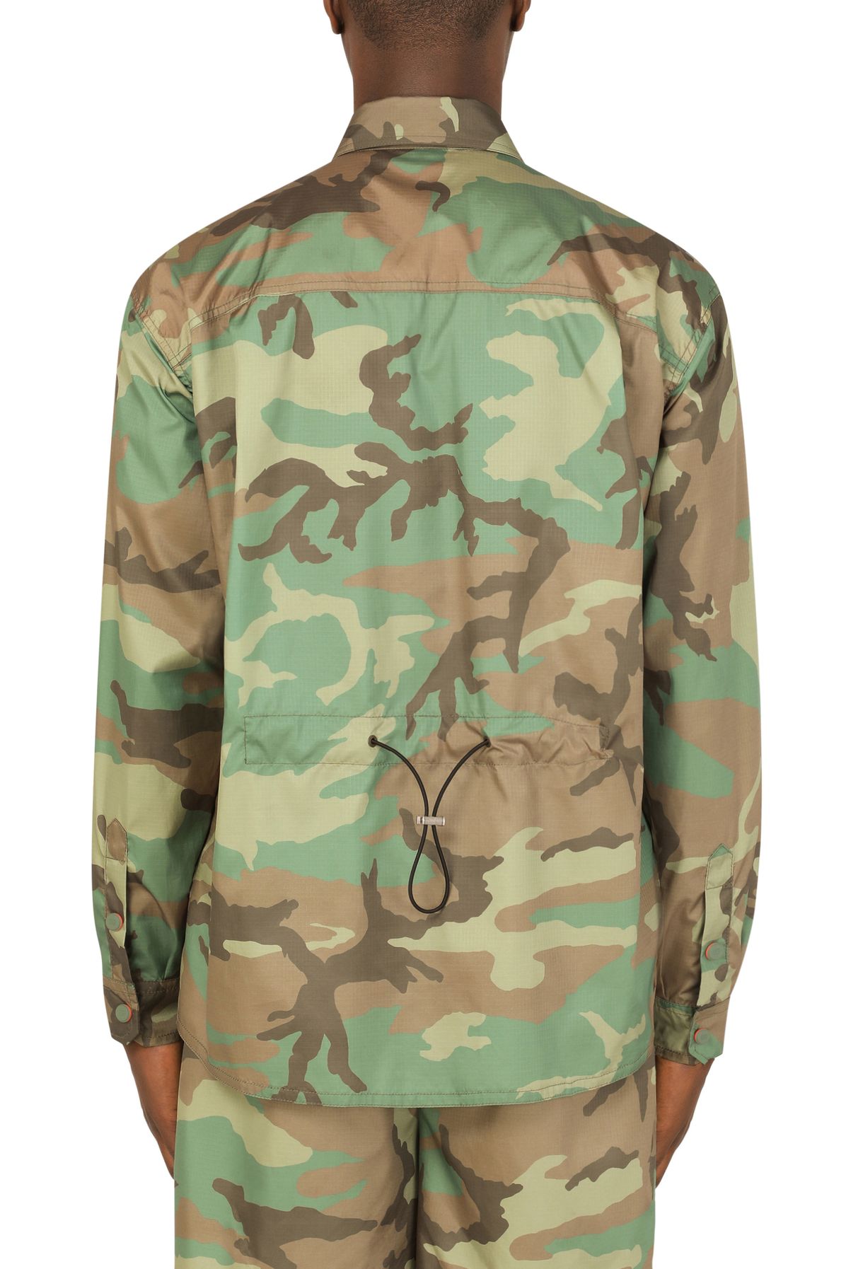 Dolce & Gabbana Camouflage-print nylon shirt