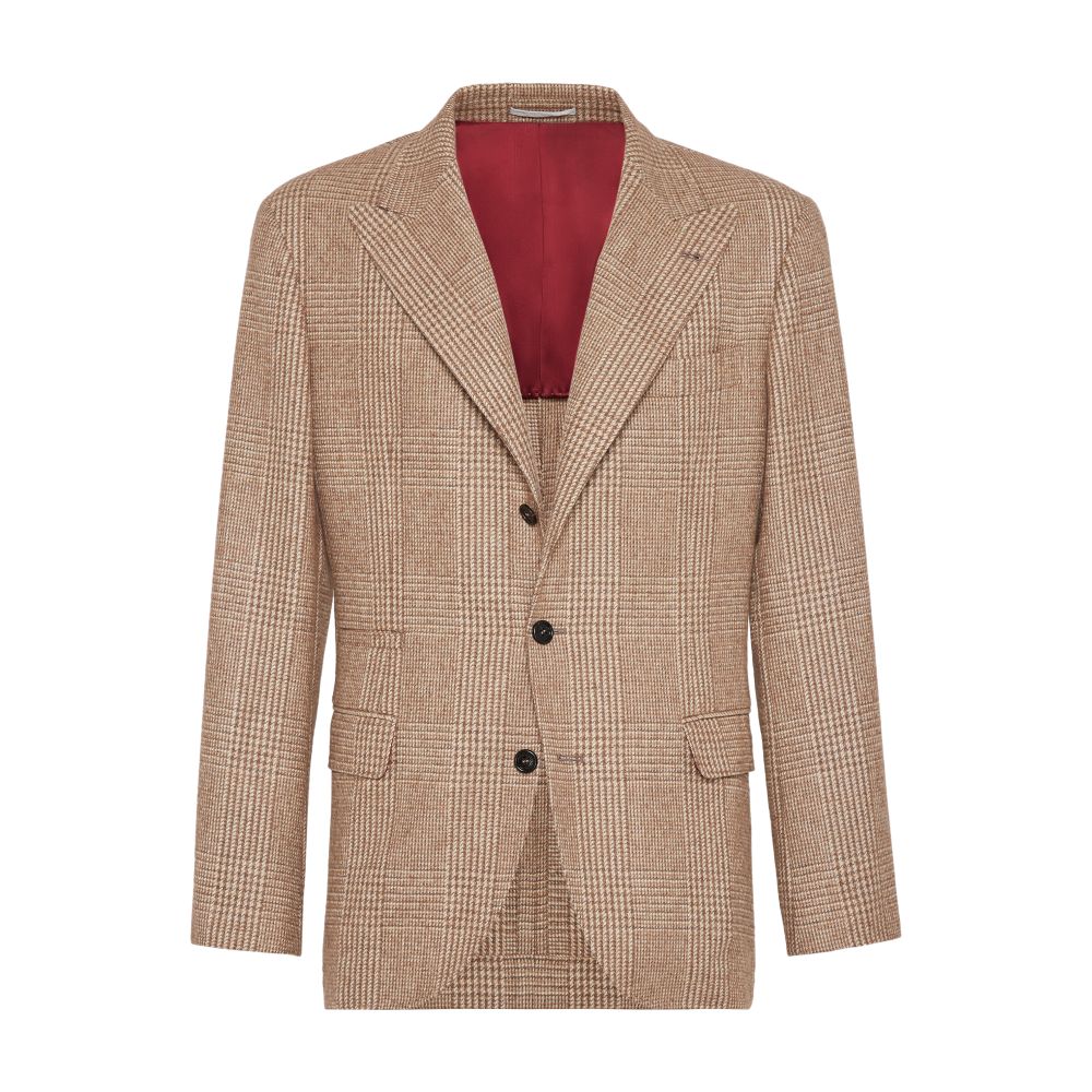 Brunello Cucinelli Prince of Wales deconstructed blazer