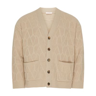 VALENTINO GARAVANI Toile Iconographe cardigan