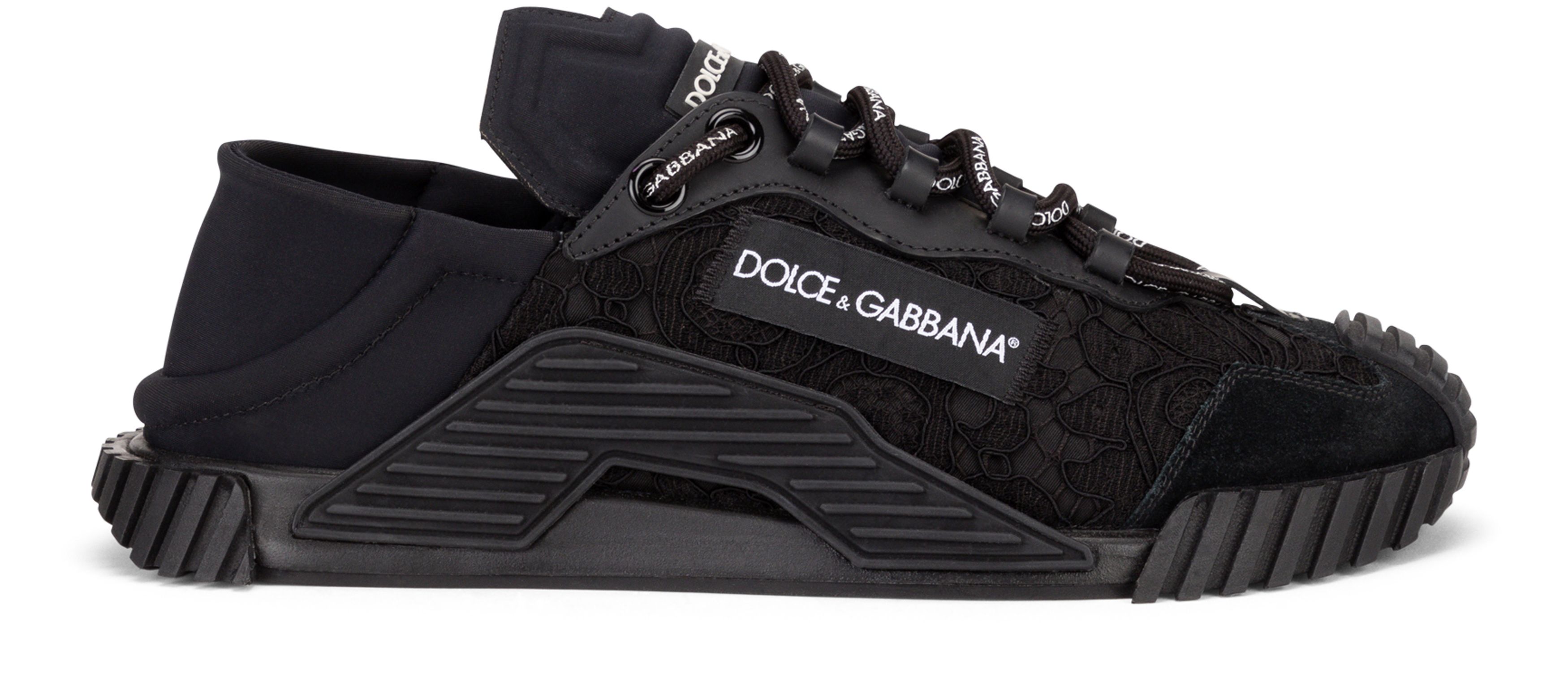 Dolce & Gabbana NS1 mixed-materials slip-on sneakers