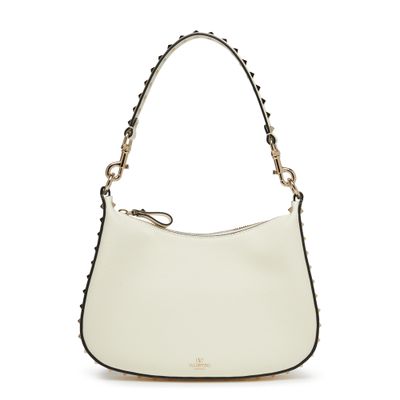 VALENTINO GARAVANI Rockstud small zippered hobo bag