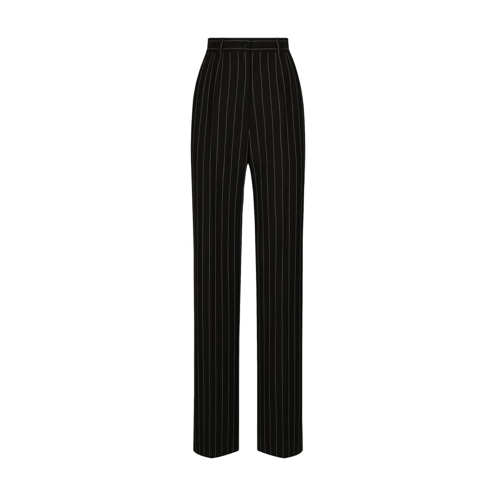 Dolce & Gabbana Flared pinstripe wool pants