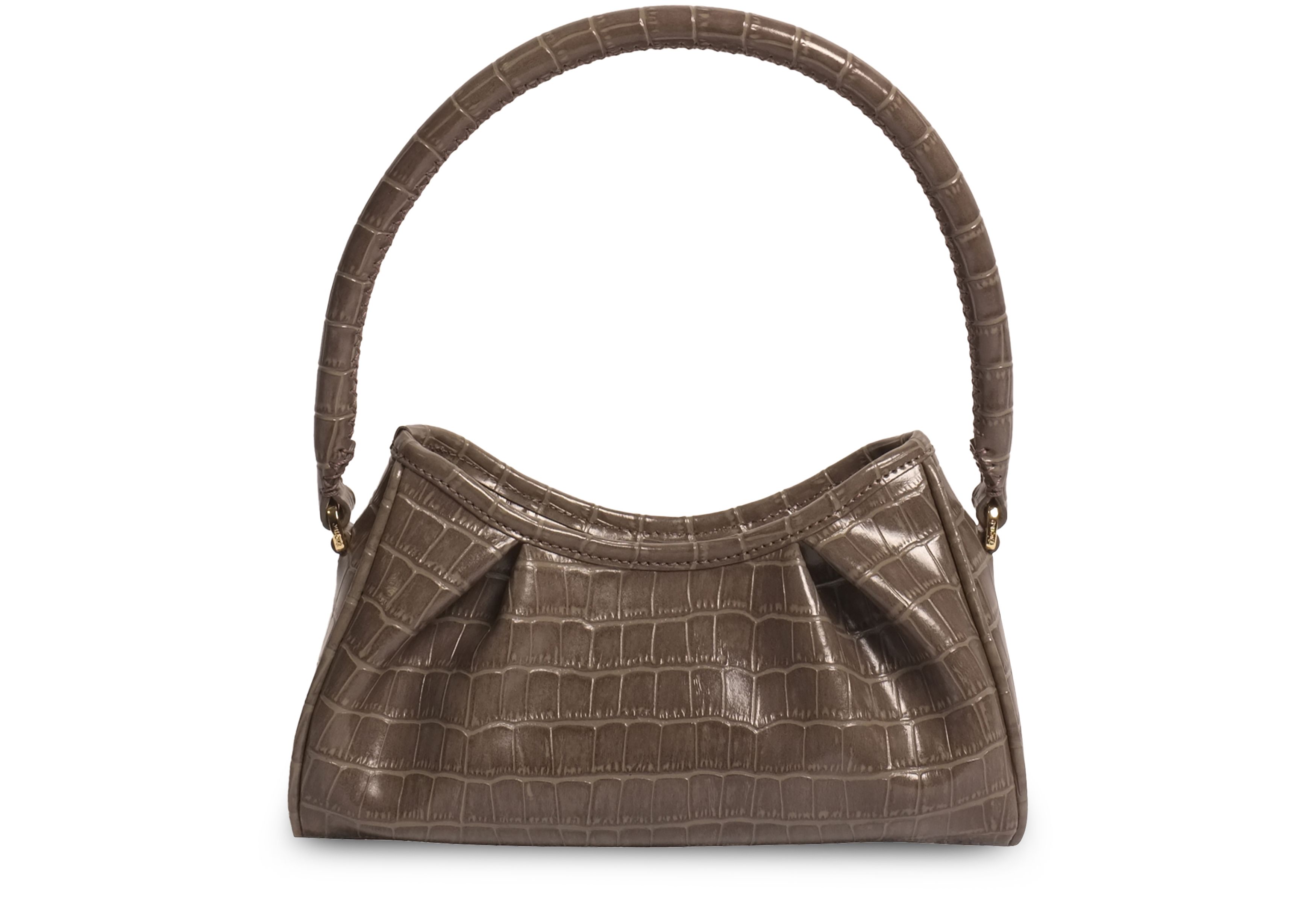 Elleme Dimple small croco print leather bag