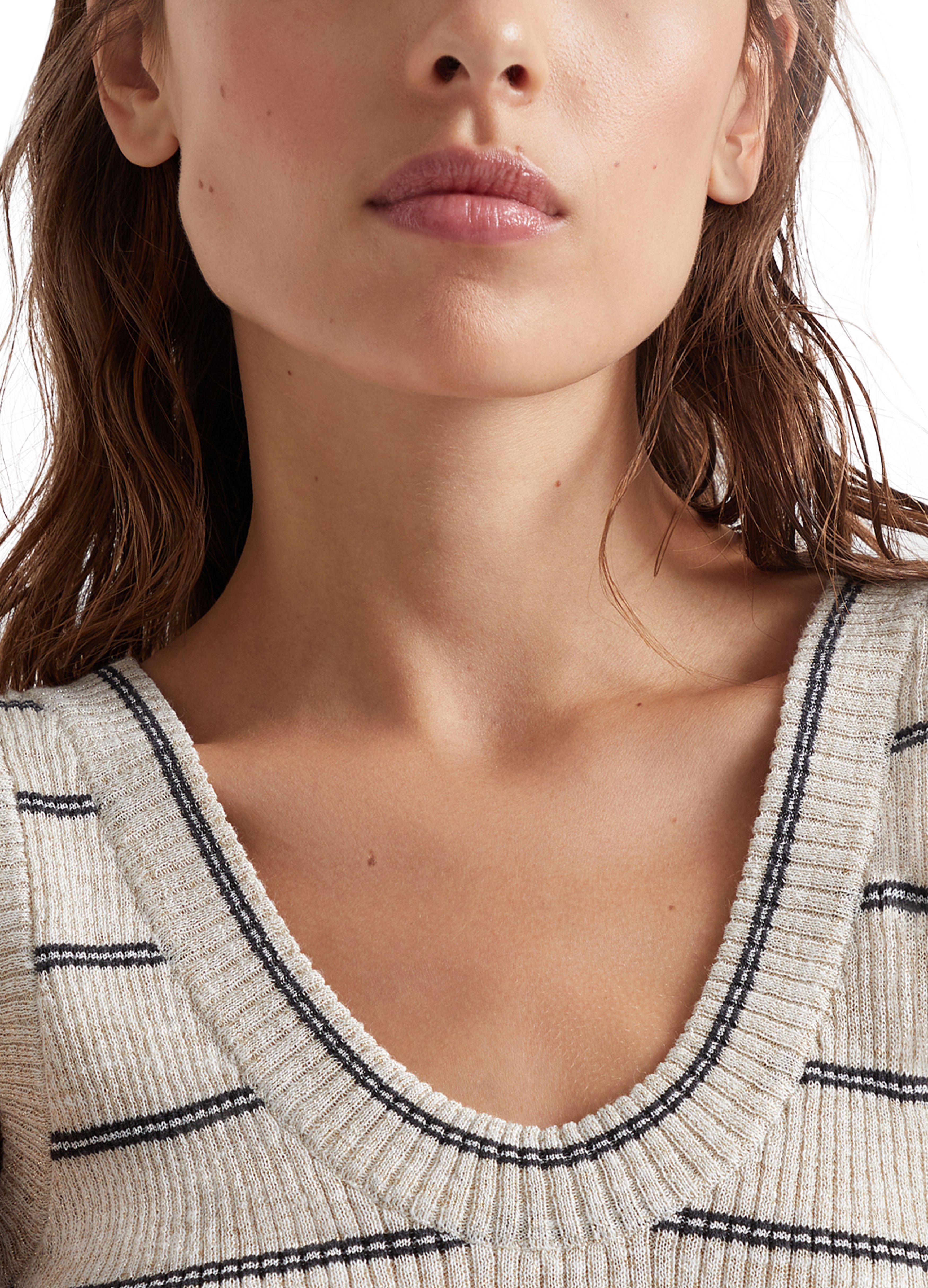 Brunello Cucinelli Striped top