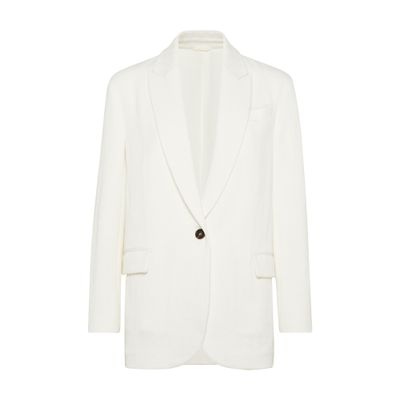 Brunello Cucinelli Linen and cotton blazer