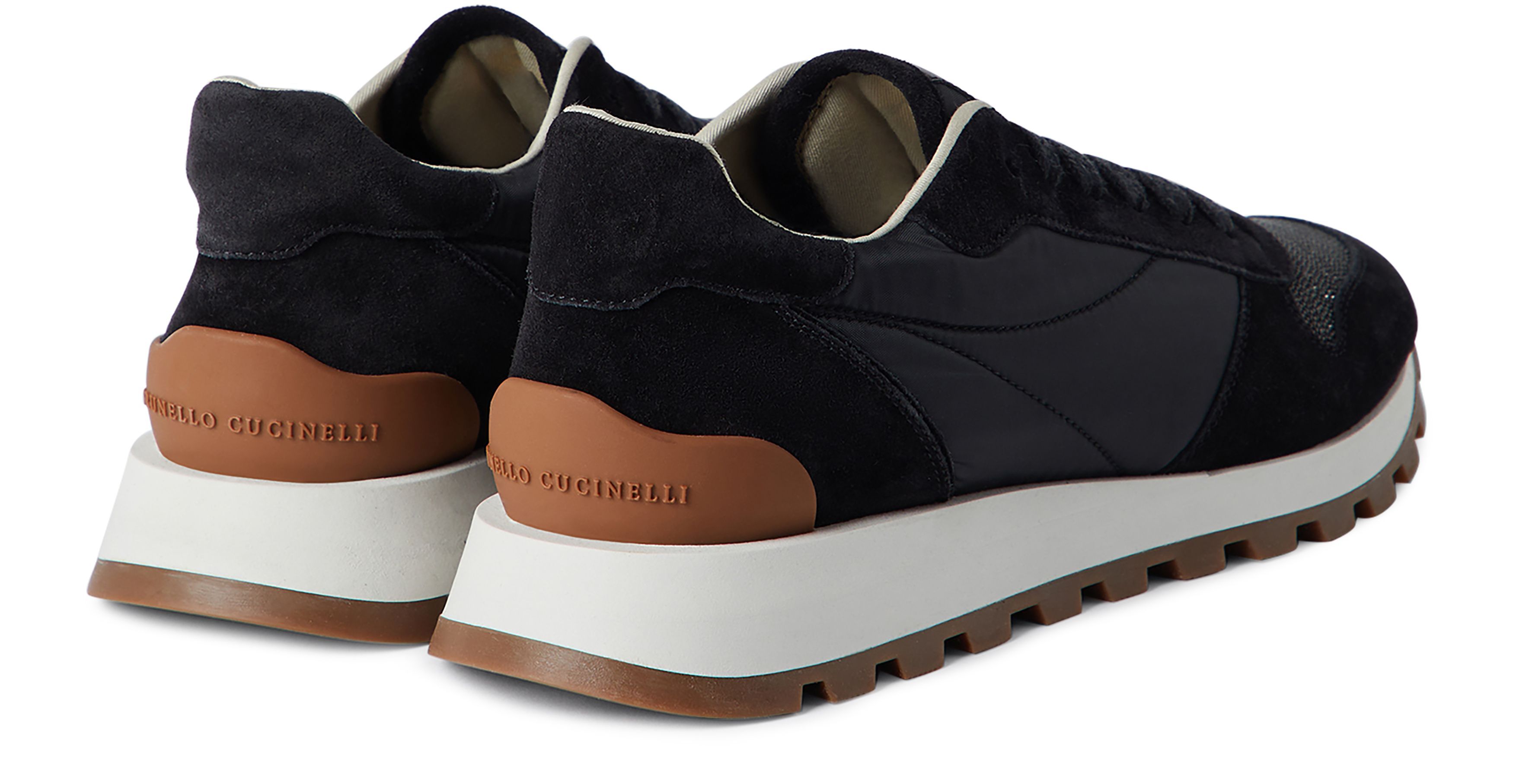 Brunello Cucinelli Suede running shoes